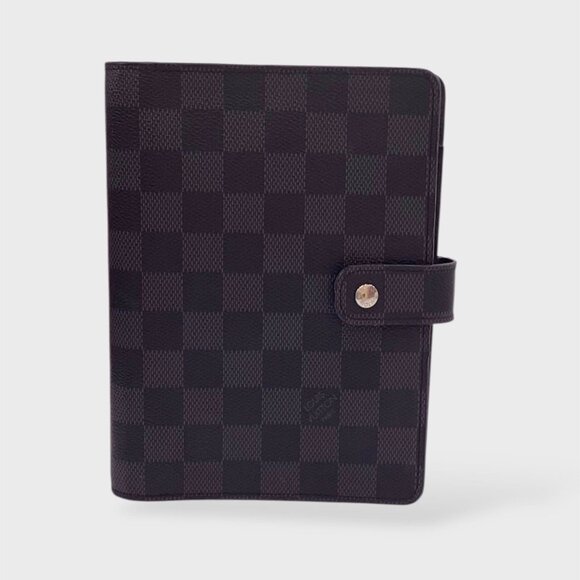 Louis Vuitton #CLZ8G1 Damier Graphite Canvas Agenda Cover - Picture 1 of 9